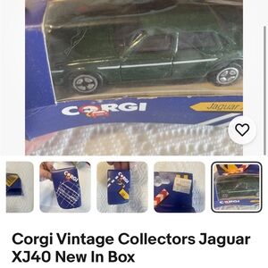 Corgi Jaguar XJ40 Collectible Toy Car - Green